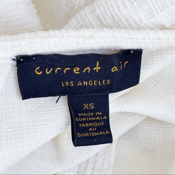 Anthropologie White 3/4 Puff Sleeve Light Cotton Blend Top Blouse Sz XS - Picture 13 of 13